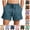 Dark Blue, variant on Chiccall Mens Lightweight Cotton Shorts for Men Trendy Summer 2026 Casual Beach Drawstring Elastic Waist Plus Size Shorts with Deep Pockets