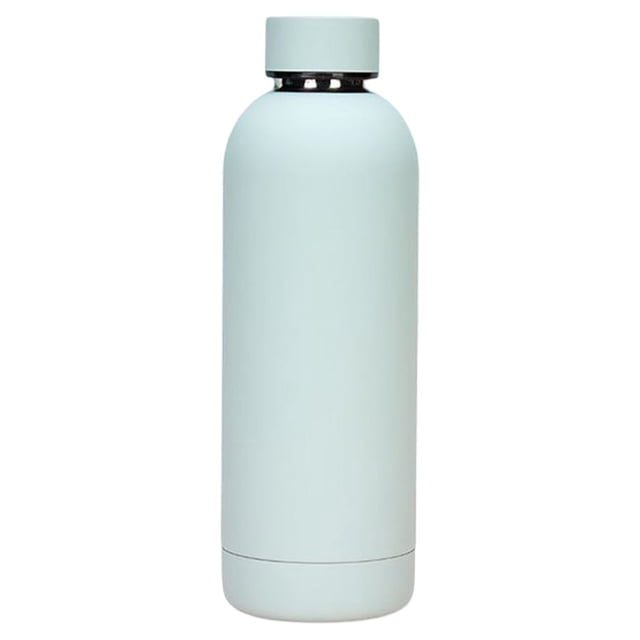 Billuyoard Taza térmica de doble capa de acero inoxidable de 500ML, termo al vacío para té, a prueba de fugas, para deportes al aire libre, Suministros térmicos Verde 500 ml (73*224 mm)