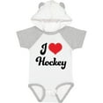 thumbnail image 3 of Inktastic I Love Hockey Girls Baby Bodysuit, 3 of 5