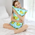 thumbnail image 5 of Easygdp Cartoon Avocado Pillowcase 20×30 inches, Throw Pillowcase with Invisible Zipper for Bedroom, Sofa, Office, 5 of 8