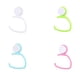thumbnail image 3 of Advancent Toallero de ABS para cocina y baño, colgador de barra de trapo de un solo cuerpo, Riel de succión para baño, estante de papel Juegos de accesorios de baño verde, 3 of 6