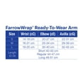 thumbnail image 2 of JOBST FarrowWrap Lite Compression Wraps, 20-30 mmHg, Armpiece, Black, Small Short, Right, 2 of 2