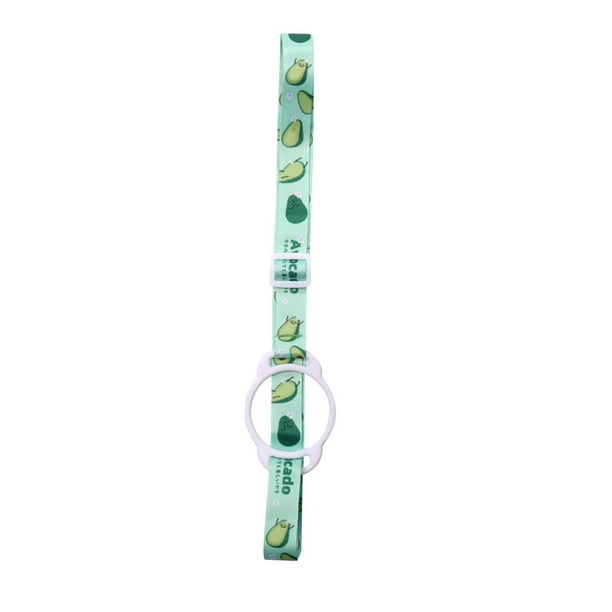 Cordón para Botella de Bebida, Bonita Correa Cruzada, Diseño de Hebilla Ajustable, Comodo Transporte En Manos Libres, Actividades Al Aire Libre, Ojos Brillantes y Coloridos, Paquete de 2, Anillo Inte