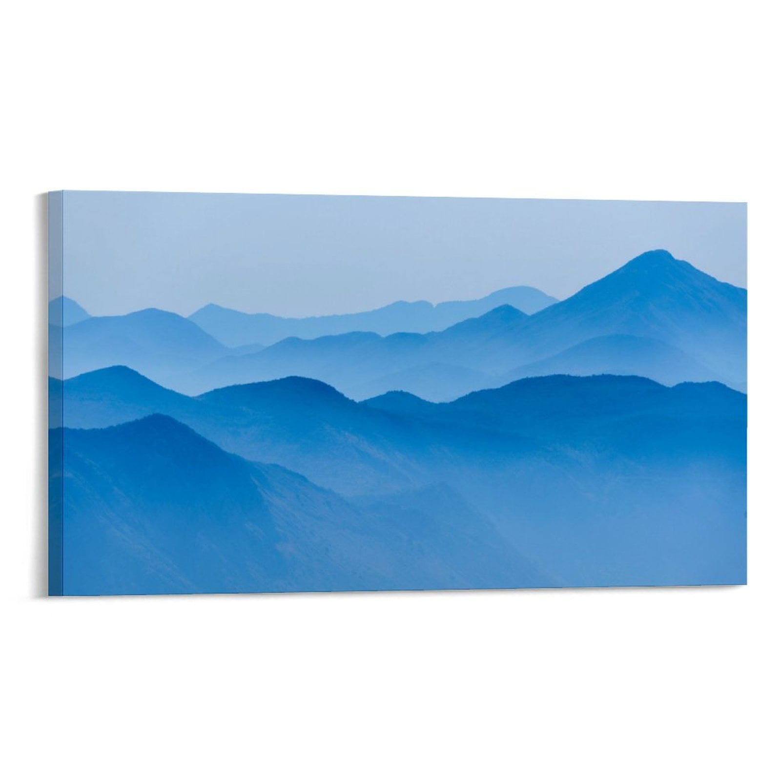 Beautiful Scenery of Mountain Canvas Wall Art Print with Framed, Modern