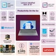 thumbnail image 2 of Lenovo IdeaPad Slim 3i 15.6" FHD Laptop, Intel Processor N100 Processor, 4GB DDR5 RAM, 128 SSD, WiFi 6, Windows 11 Home in S Mode, Copilot AI, Arctic Grey with Mazepoly Accessories, 2 of 7