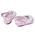 thumbnail image 1 of Lace Trim Artificial Leather Shoes Accessory for 18in Toy Baby Doll Gift b378, 1 of 7