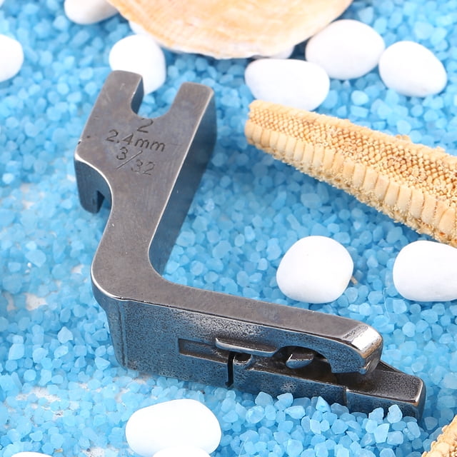 Prensatelas Para Dobladillo Enrollado Para Máquina De Coser, Máquina De Coser Industrial De Cama De Grasa Con Una Sola Aguja, Prensatelas Rotas O Viejas, Prensatelas De Repuesto