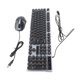 thumbnail image 1 of Combo del mouse del teclado punk retro capas usb el teclado y mouse de abs de coloridos coloridos con cable para la computadora portátil para juegos PC para juegos de juegos, 1 of 6