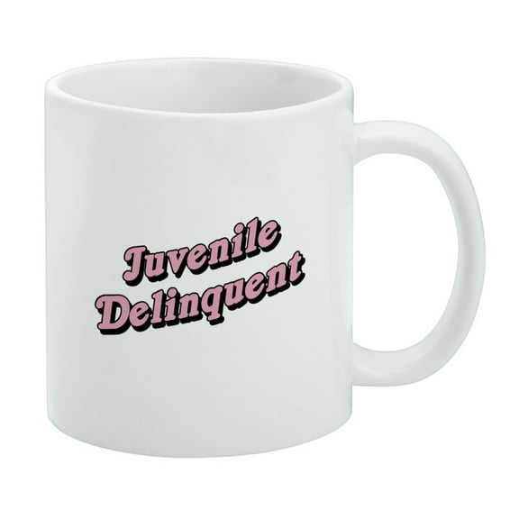 Juvenile Delinquent Funny Humor White Mug