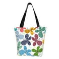 thumbnail image 1 of Disketp Colorful Butterflies for Women’s Casual Shoulder Tote Bag Cross-body Handbags for Shopping, Travel and Daily Use, 1 of 6