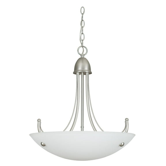 Sunset Lighting F2484 Tempest 3 Light 300 Watt 23" High Bowl Pendant - Nickel