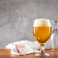 thumbnail image 6 of Crystalia Set of 6 Craft Beer Glasses, Belgian Style Stemmed Tulip Classics, IPA Beer Tasting Glassware, 13 1/2 oz, 6 of 7