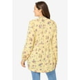 thumbnail image 2 of Woman Within Plus Size Button-Front Mixed Print Tunic, 2 of 6