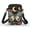 Butterfly and Floral Design, variant on Owl Pattern Crossbody Bag for Adults Polyester Women Messenger Bag with Double Deck