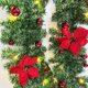 thumbnail image 4 of 2.7m Christmas Rattan Wreath LED Light Luxury Christmas Decorations Garland Decoration Rattan with Lights Xmas Home Party, 4 of 5