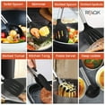 thumbnail image 3 of RFAQK Silicone Kitchen Cooking Utensil Set With Holder, 40PCs Heat Resistant Set for Nonstick Cookware, Kitchen Gadgets includes Can Opener, Potato Masher & Peeler, Tongs,spatulas,Pizza cutter & More, 3 of 6