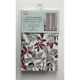 thumbnail image 2 of Panneau à Illets Jacquard Lourd, 54x63 Pouces, Rouge, un Panneau, 2 of 2