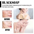 thumbnail image 5 of Jaysuing Shea Butter Black Soap Face Body Cleansing Soap Moisturizing Oil Control Soap 100G |, 5 of 5