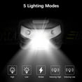 thumbnail image 2 of Headlamp Flashlight USB Rechargeable Headlamp Ultra Bright LED Headlight Motion Sensor Head Lamp/5 Modes/Waterproof for Outdoors  Running  Camping  Hiking, 2 of 10
