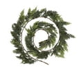 thumbnail image 2 of YUNAFFT Christmas Cedar Garland Artificial Pine Christmas Garland Realistic Winter Greenery Garland Green Pine Cypress Vines for Holiday Mantel Fireplace Table Centerpiece Xmas Decor, 2 of 9