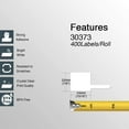 thumbnail image 2 of shiyou-- Price Tag Labels Replace for DYMO 30373 (7/8" x 15/16") - Compatible with DYMO Labelwriter 450, 4XL & Zebra Desktop Printers [2 Rolls/800 Labels], 2 of 4