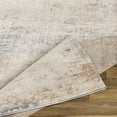 thumbnail image 6 of Livabliss Area Rugs for Living Room, 7ft Round Roma Modern Gray Square Rug, Bedroom Dining Room Home Decor Stain Resistant Carpet (6'7" x 6'7"), 6 of 9