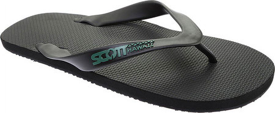 scott hawaii men's holo flip flop,black,7 m us