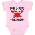 thumbnail image 3 of Inktastic Gigi and Pops Love Me Grandchild Boys or Girls Baby Bodysuit, 3 of 5