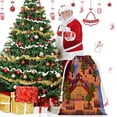 thumbnail image 2 of Stardew Valley Bolsa de regalo con cierre de cinta navideño para decoración de Navidad,40cm×52 cm., 2 of 6
