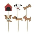thumbnail image 6 of 6 Pcs Cake Toppers Animal Themed Colored Cake Fruit Picks Dessert Table Decorative Supplies Table Decorative Supplies, 6 of 8