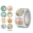 thumbnail image 4 of 500pcs Happy Easter Stickers Cute Bunny Eggs Self Adhesive Seal Label for Easter, 4 of 6