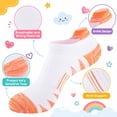 thumbnail image 2 of EALLCO Girls Ankle Socks 12 Pairs Lightweight Soft Breathable Multi-Color Kids Socks for School Daily Wear, 2 of 7