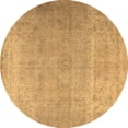 thumbnail image 1 of Ahgly Company Indoor Round Persian Brown Traditional Area Rugs, 4' Round, 1 of 4
