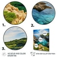 thumbnail image 3 of Designart "Serenity on Menorcas Coastal Shores, Spain" Nautical & Beach Floater Framed Wall Decor, 3 of 7