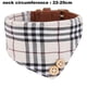 thumbnail image 2 of Juego de collar y correa para perro con pajarita. Bandana ajustable para perros, patrón clásico a cuadros, 2 of 5