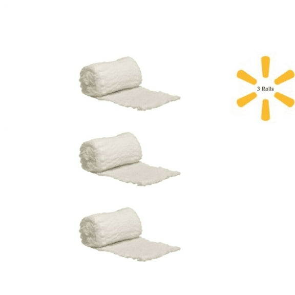 Sterilux Fluff Bandage Roll Bulky Cotton 6-Ply 4-1/2 Inch X 4-1/10 Yard Roll Shape Sterile, 3 Roll - 83500000