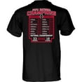 thumbnail image 3 of Men's Blue 84 Black Georgia Bulldogs College Football Playoff 2021 National Champions Stadium Schedule T-Shirt, 3 of 3