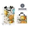 thumbnail image 2 of Yayeee Freestanding Laundry Hamper with Handle Collapsible Large Storage Basket for Clothes, Oranges Watercolor, 2 of 7