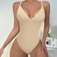 thumbnail image 7 of GHSOHS Shapewear Bodysuits for Women Tummy Control Slim Fit Sling Push Up Chest Body Shaper Sleeveless Body Shaper Thong Jumpsuit, 7 of 7