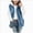 A147-Blue, variant on 12-13 Years Juniors Fleece Hooded Jacket Zip Up Color Block Long Sleeve Outerwear with Pockets