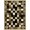Black Ivory Taupe, Pattern 10, variant on ODIKA 8'x10' Washable Area Rug Table Geometric Pvc Grid Spill Motifs Dining Under Vinyl for Room, Large Office, Lounge, Non-Slip Chair-Friendly Mat