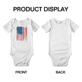 thumbnail image 3 of Red Blue American Flag Funny Baby Clothes Boy Girl Unisex, 3 of 5