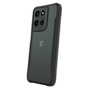 onn Dual-Layer Phone Case for Motorola moto g (2025) - Black/Clear