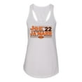 thumbnail image 2 of Wild Bobby Cincinnati Football Joe Ja'Marr 22 Sports Women Racerback Tank Top, White, X-Large, 2 of 5