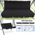 thumbnail image 2 of Funda para silla de columpio Silla de columpio de jardín al aire libre Funda protectora impermeable a prueba de polvo para asiento, Negro Eigraketly  HA005111-05, 2 of 6