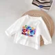 thumbnail image 3 of Camiseta de manga larga con estampado circular para niños y niñas, ropa de otoño, Tops de cuello redondo de dibujos animados de Anime, 3 of 5