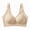 Nude, variant on Women’s Plus Size Wireless Bra Seamless V-Neck Soft Support Everyday Comfort Bra