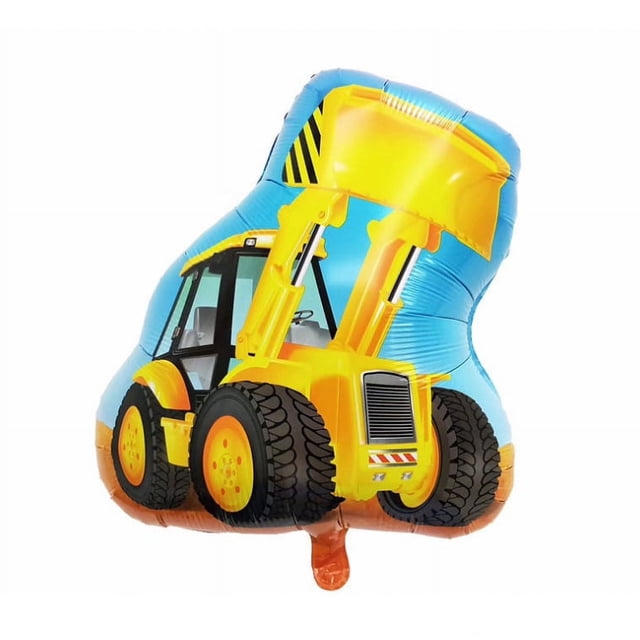 Globo de película de aluminio para transporte, camión de bomberos, camión de ingeniería, avión, decoración de fiesta de cumpleaños para niño, globo de coche