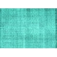 thumbnail image 1 of Ahgly Company Machine Washable Indoor Rectangle Abstract Turquoise Blue Contemporary Area Rugs, 5' x 7', 1 of 4