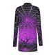 thumbnail image 5 of Cárdigan de mujer con estampados de Halloween, chaqueta de manga larga, abrigo de poliéster para mujer, 5 of 7